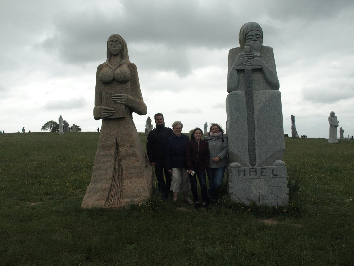 At the Valley of the Saints in Brittany